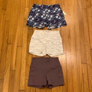 3 Pairs of Workout Shorts